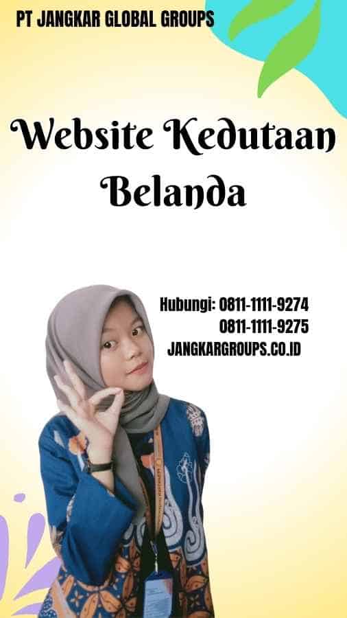 Website Kedutaan Belanda