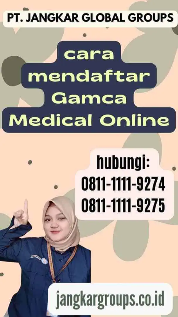 cara mendaftar Gamca Medical Online