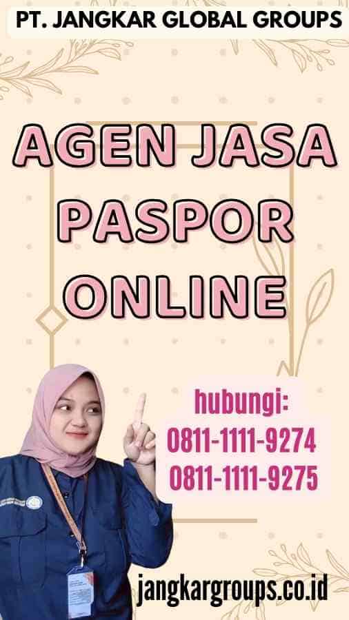 Agen Jasa Paspor Online