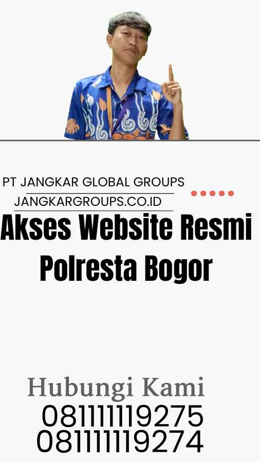 Akses Website Resmi Polresta Bogor