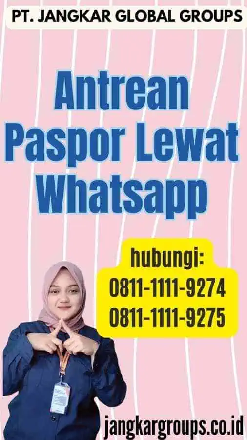 Antrean Paspor Lewat Whatsapp