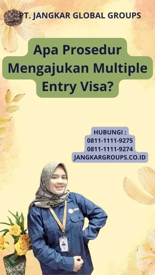 Apa Prosedur Mengajukan Multiple Entry Visa?