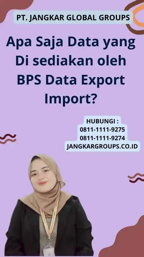 Apa Saja Data yang Di sediakan oleh BPS Data Export Import?