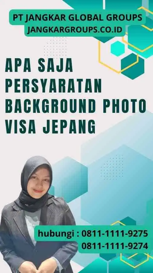 Apa Saja Persyaratan Warna Background Photo Visa Jepang