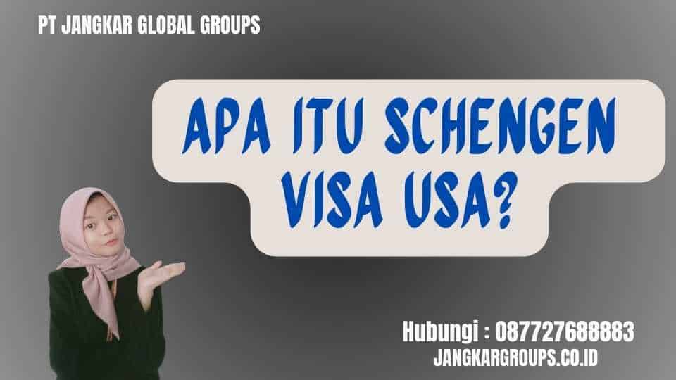 Apa itu Schengen Visa USA