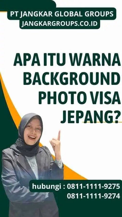 Apa itu Warna Background Photo Visa Jepang