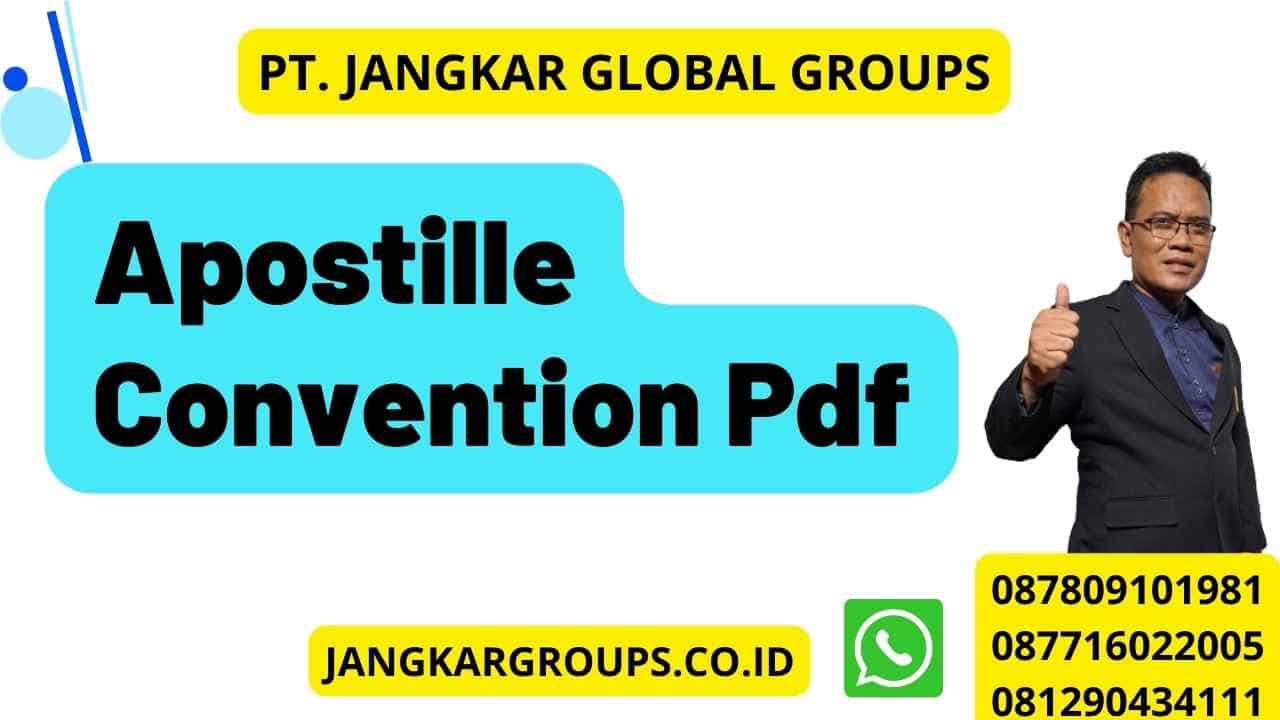 Apostille Convention Pdf