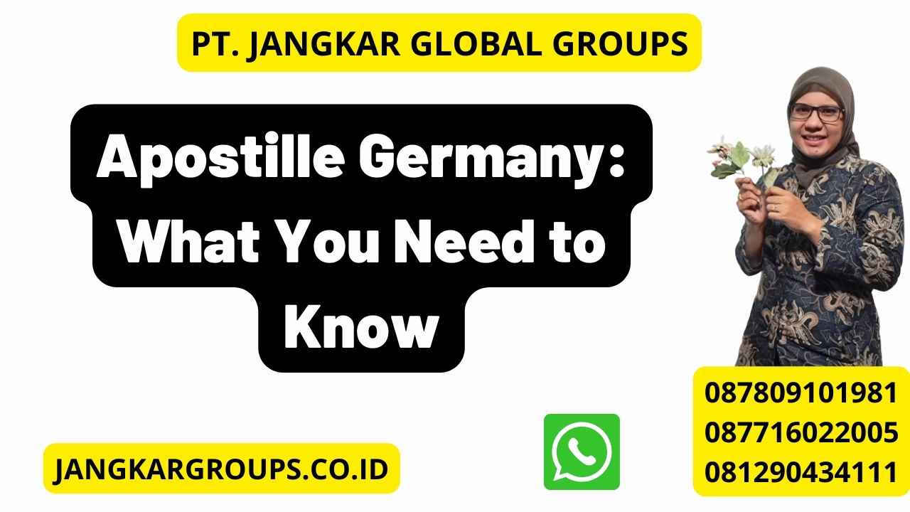 Apostille Germany: What You Need to Know