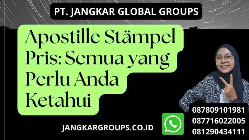 Apostille Stämpel Pris: Semua yang Perlu Anda Ketahui