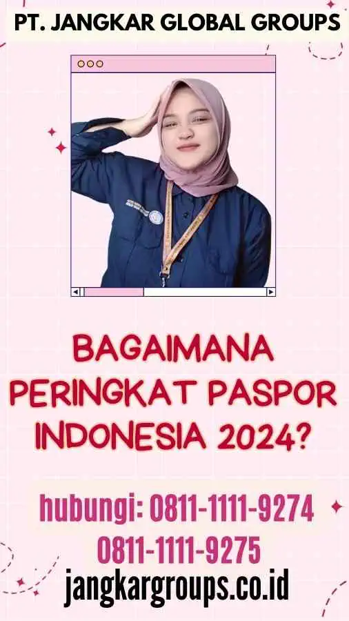 Bagaimana Peringkat Paspor Indonesia 2024