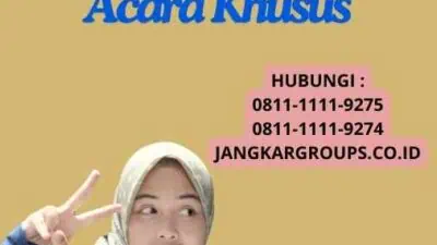 Bantuan Visa Kunjungan Untuk Acara Khusus