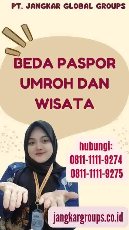 Beda Paspor Umroh dan Wisata