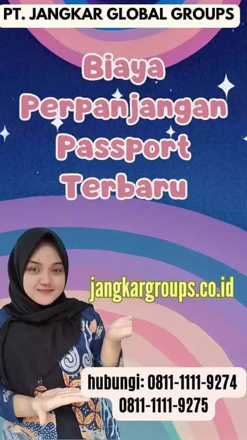 Biaya Perpanjangan Passport Terbaru