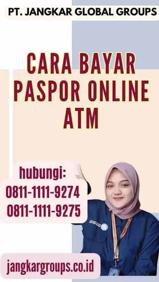 Cara Bayar Paspor Online ATM