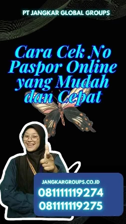 Cara Cek No Paspor Online yang Mudah dan Cepat