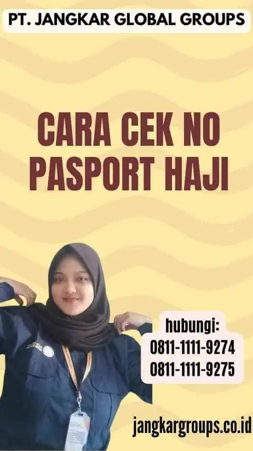 Cara Cek No Pasport Haji