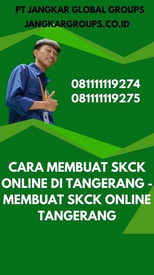 Cara Membuat SKCK Online di Tangerang - Membuat SKCK Online Tangerang