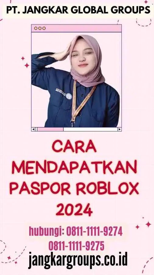 Cara Mendapatkan Paspor Roblox 2024