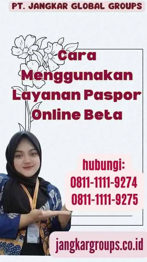 Cara Menggunakan Layanan Paspor Online Beta