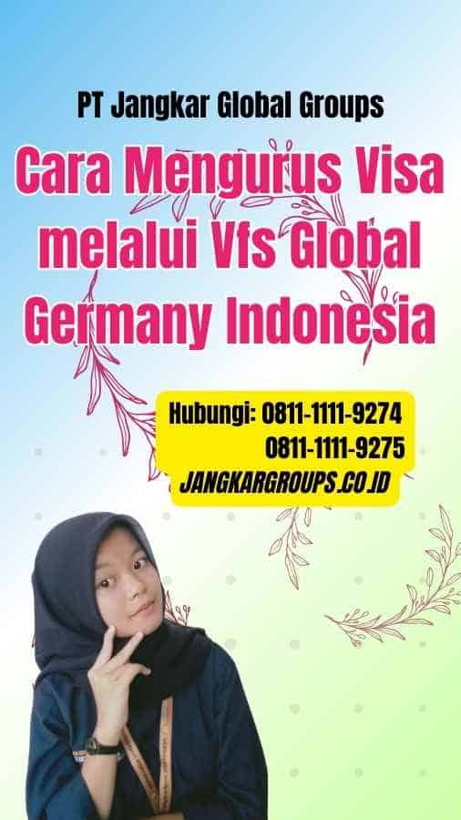 Cara Mengurus Visa melalui Vfs Global Germany Indonesia