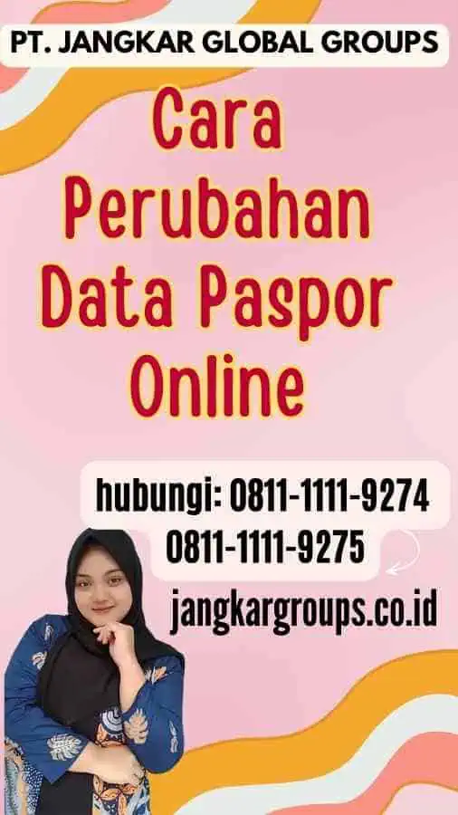 Cara Perubahan Data Paspor Online