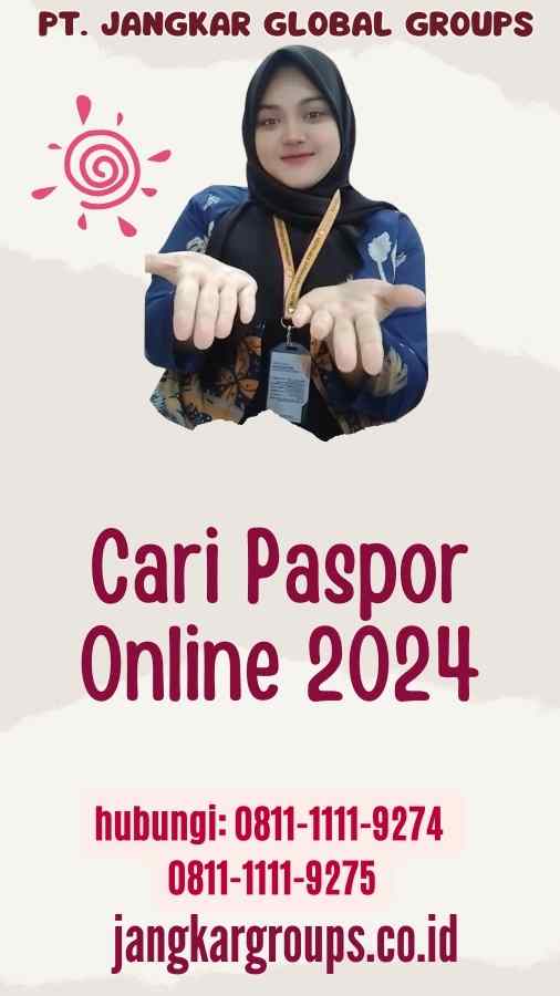 Cari Paspor Online 2024