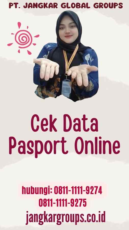Cek Data Pasport Online