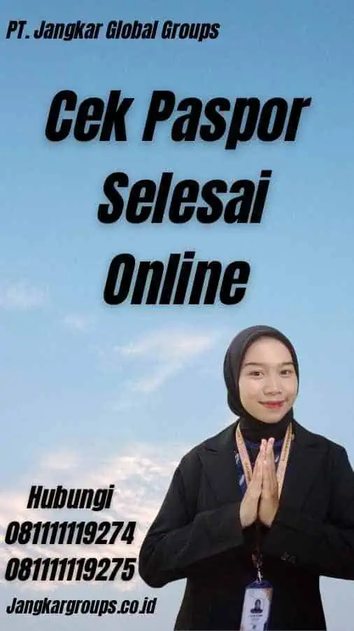 Cek Paspor Selesai Online