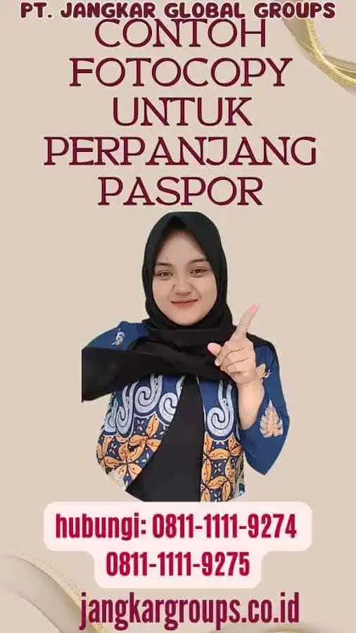 Contoh Fotocopy Untuk Perpanjang Paspor