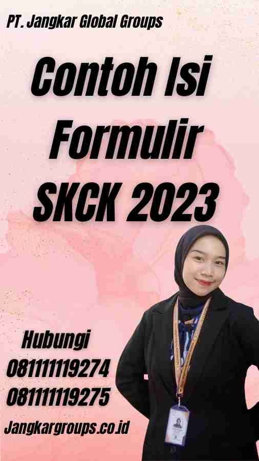 Contoh Isi Formulir SKCK 2023