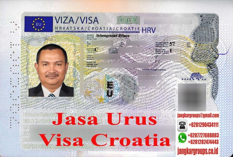 Contoh Visa Croatia