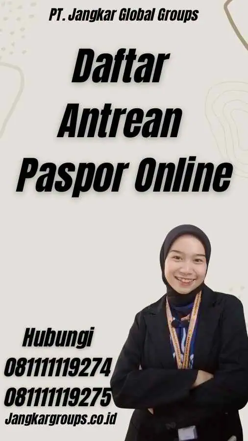 Daftar Antrean Paspor Online