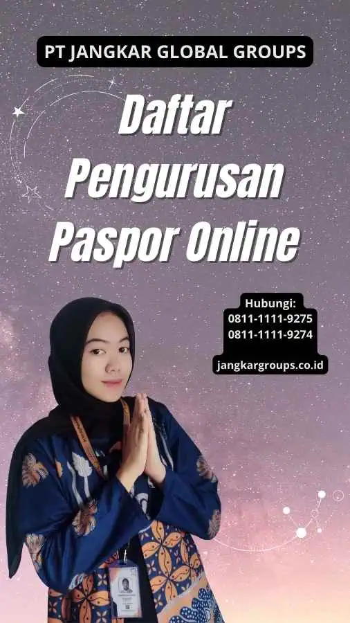 Daftar Pengurusan Paspor Online