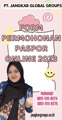 Form Permohonan Paspor Online 2023