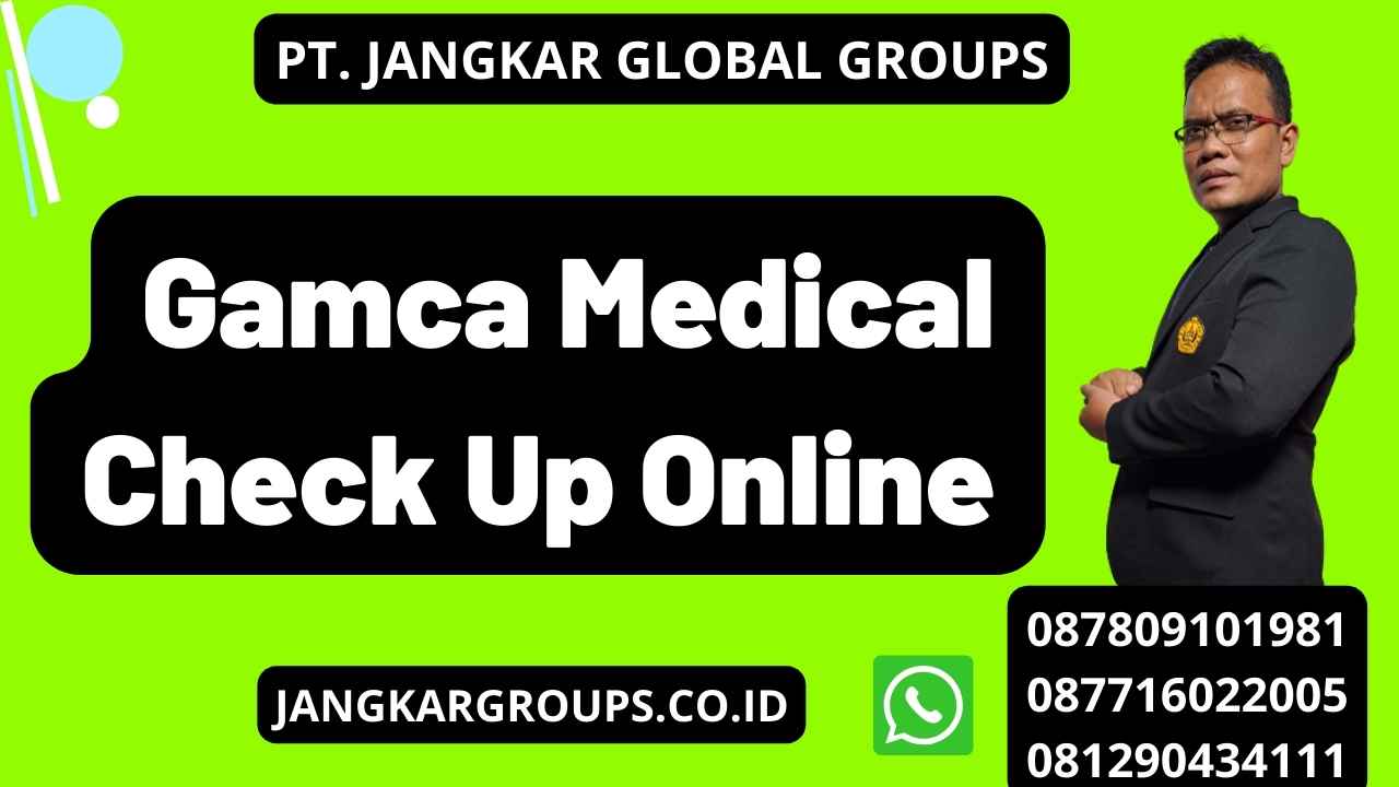 Gamca Medical Check Up Online