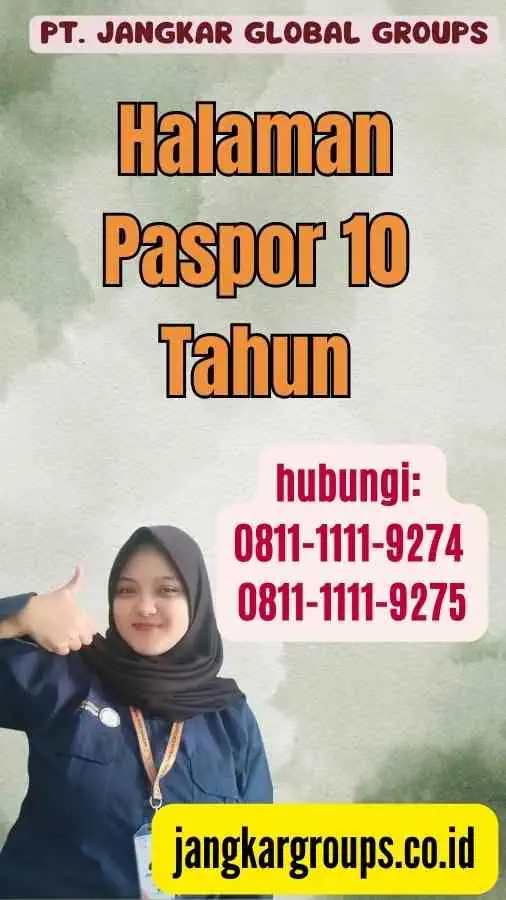 Halaman Paspor 10 Tahun