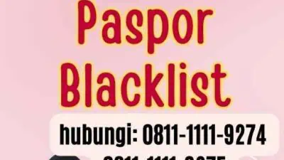 Hambatan Perjalanan Paspor Blacklist