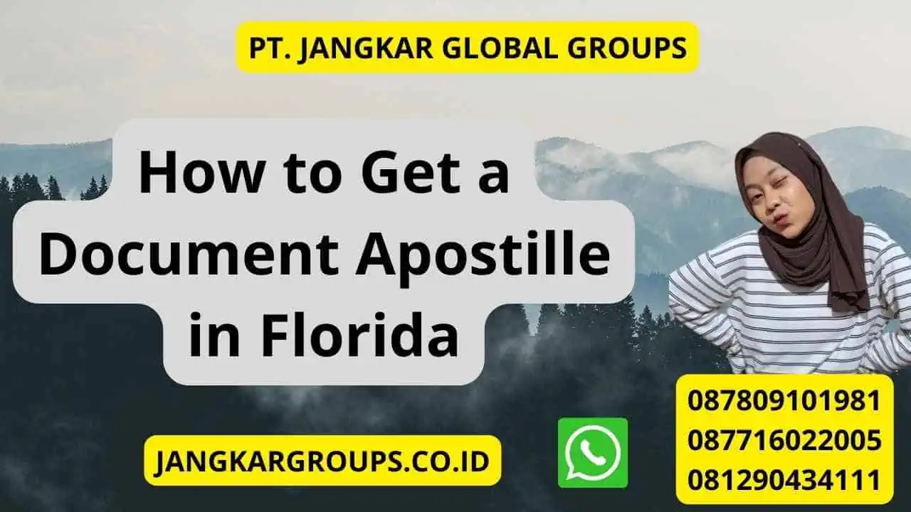 How to Get a Document Apostille in Florida