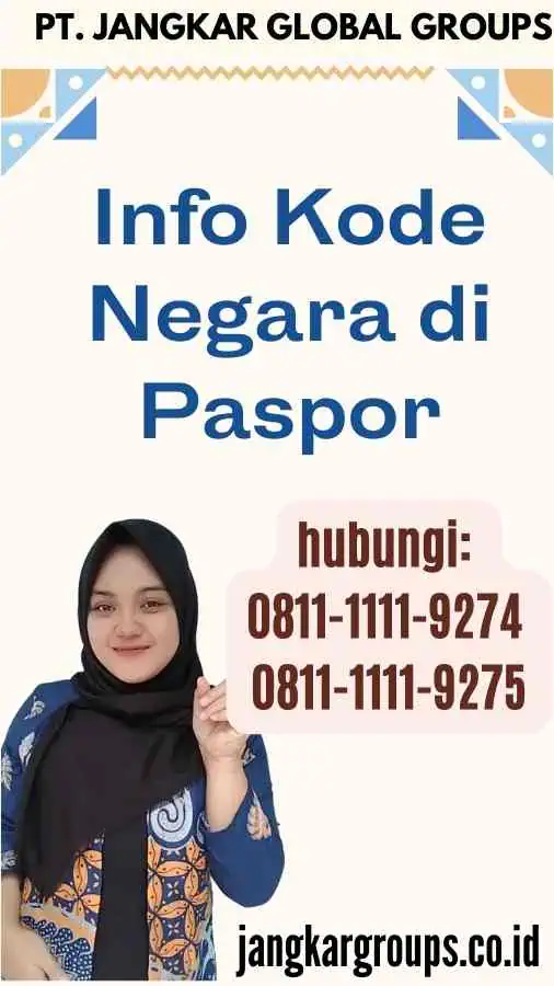 Info Kode Negara di Paspor