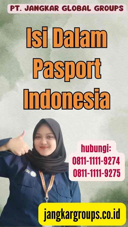 Isi Dalam Pasport Indonesia