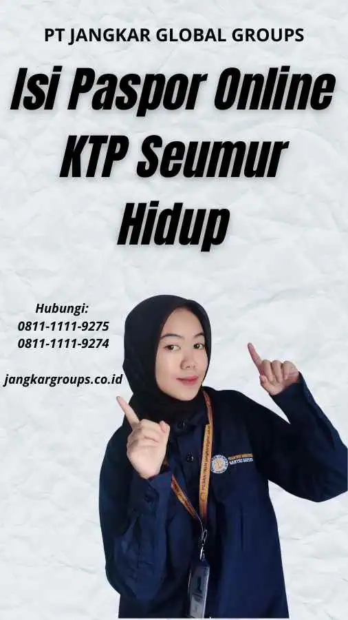 Isi Paspor Online KTP Seumur Hidup