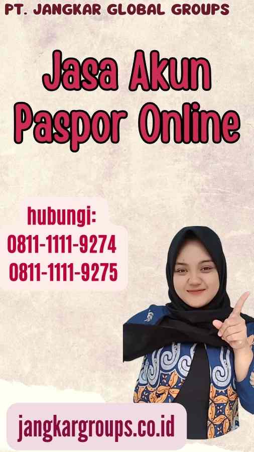 Jasa Akun Paspor Online