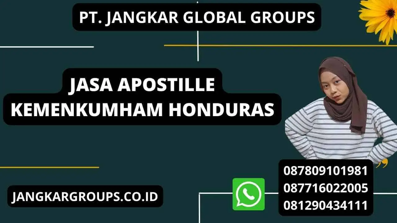 Jasa Apostille Kemenkumham Honduras