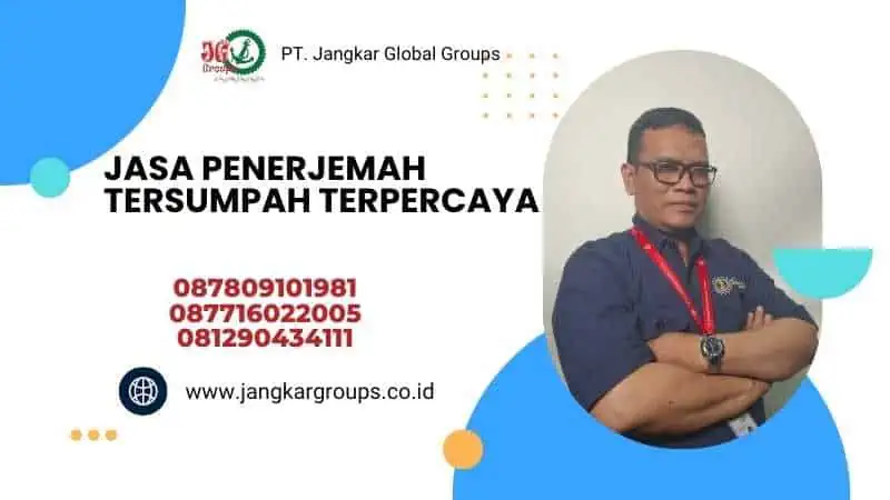 Jasa Penerjemah Tersumpah Terpercaya