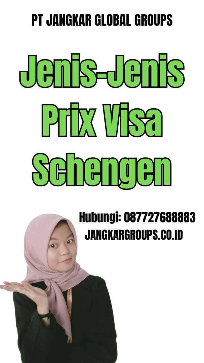 Jenis-Jenis Prix Visa Schengen