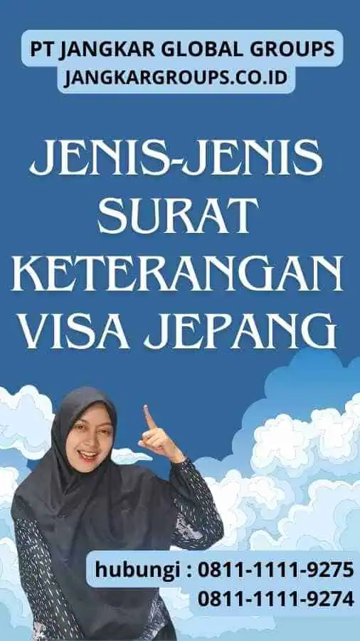 Jenis-jenis Surat Keterangan Visa Jepang