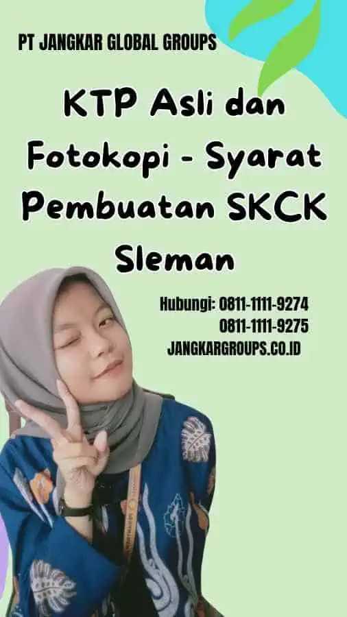 KTP Asli dan Fotokopi Syarat Pembuatan SKCK Sleman