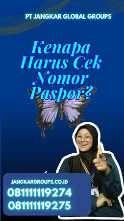 Kenapa Harus Cek Nomor Paspor?