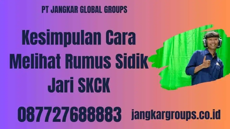 Kesimpulan Cara Melihat Rumus Sidik Jari SKCK