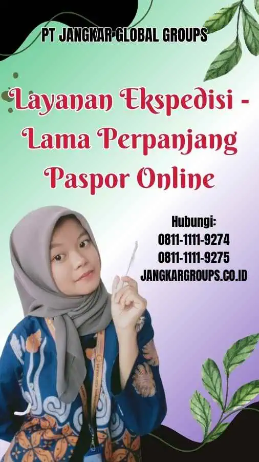 Layanan Ekspedisi Lama Perpanjang Paspor Online